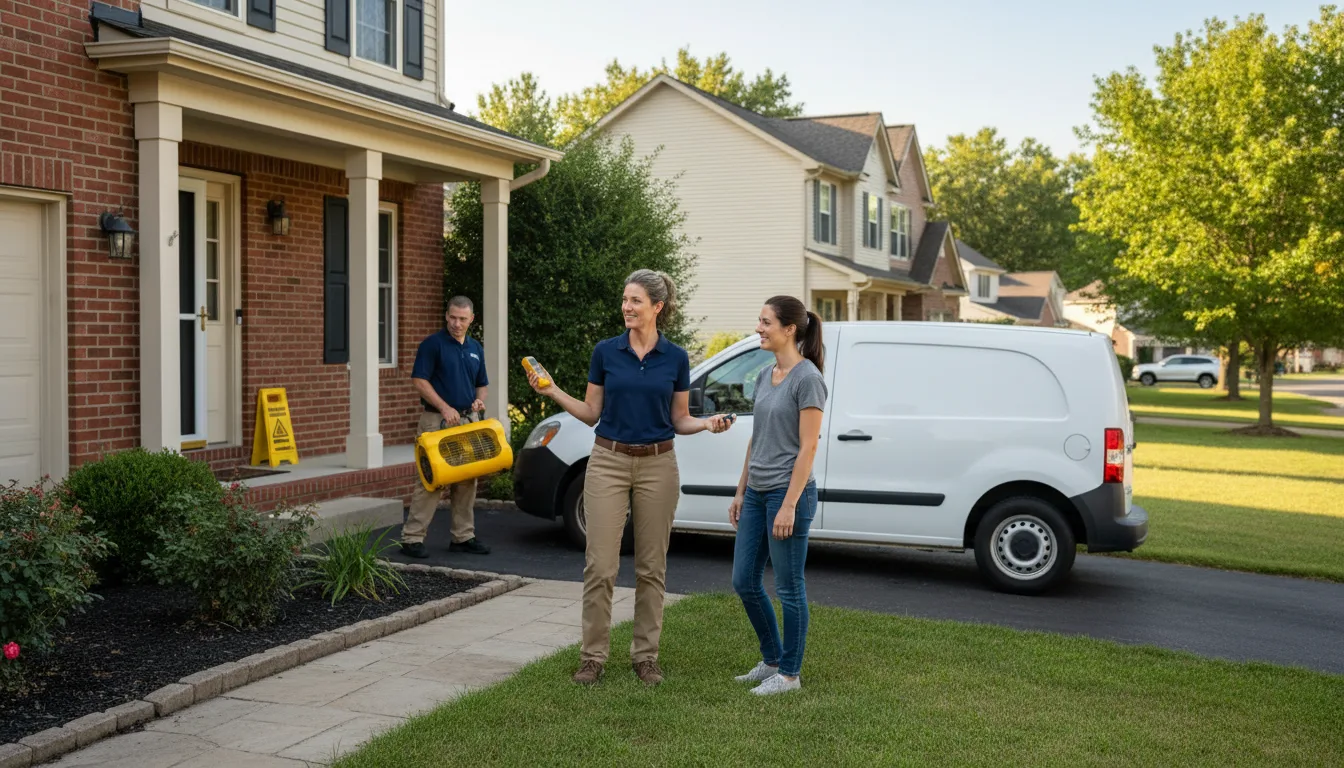 Water restoration image for Water Damage & Restoration Services in Fort Blackmore, VA